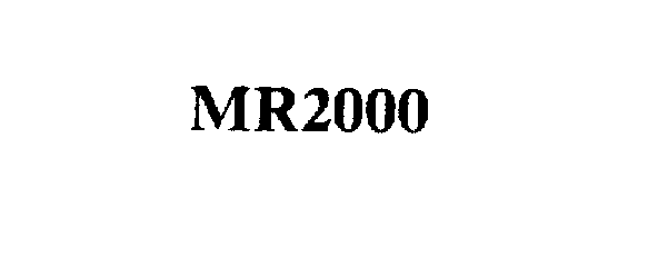 Trademark Logo MR2000