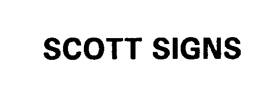 Trademark Logo SCOTT SIGNS