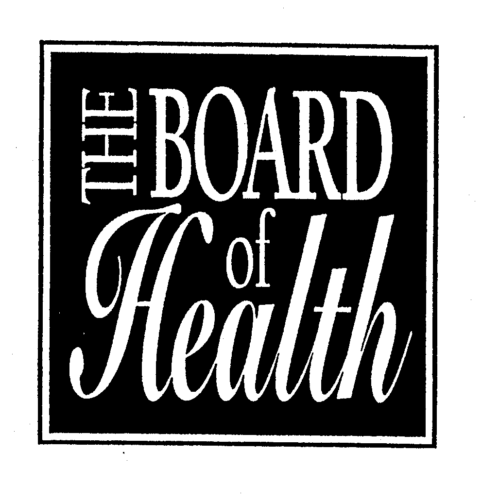  THE BOARD OF HEALTH
