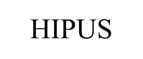 Trademark Logo HIPUS