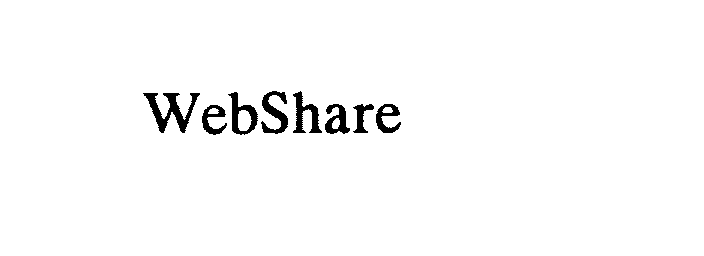 Trademark Logo WEBSHARE