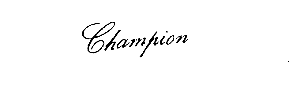  CHAMPION