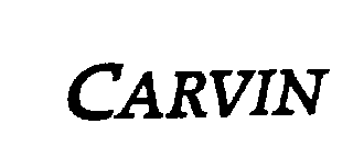 Trademark Logo CARVIN