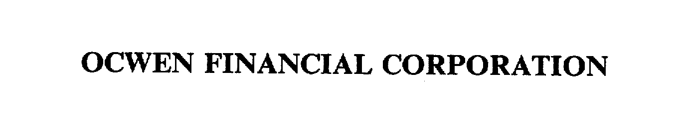  OCWEN FINANCIAL CORPORATION