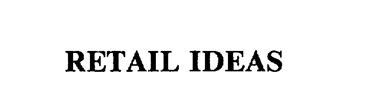Trademark Logo RETAIL IDEAS