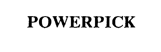 Trademark Logo POWERPICK