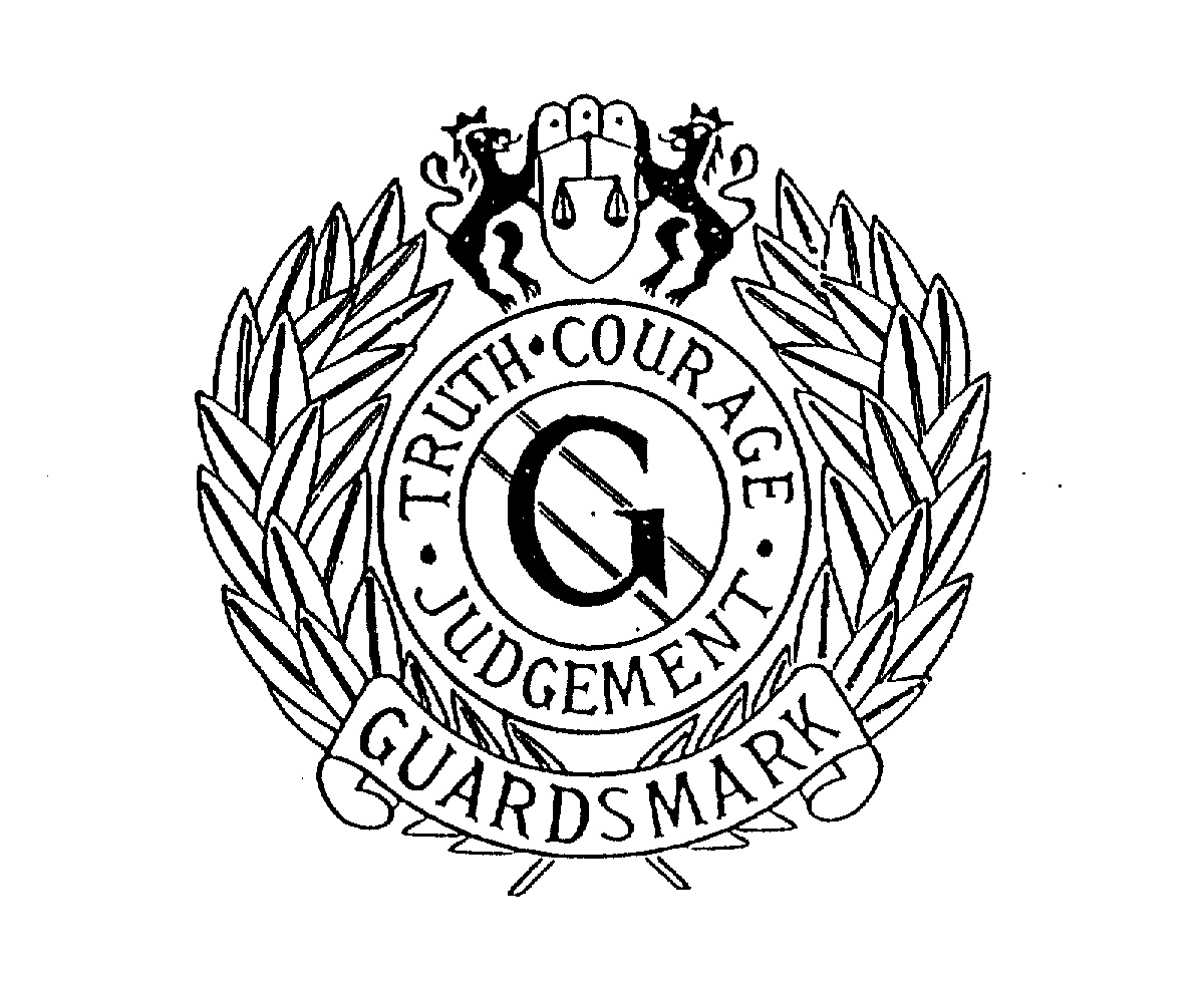 Trademark Logo G GUARDSMARK TRUTH COURAGE JUDGEMENT