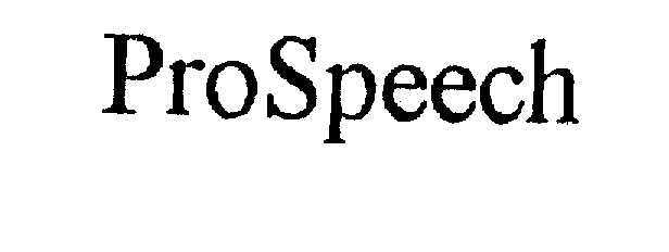 Trademark Logo PROSPEECH