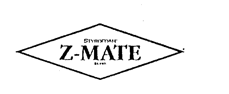  STYROFOAM Z-MATE BRAND