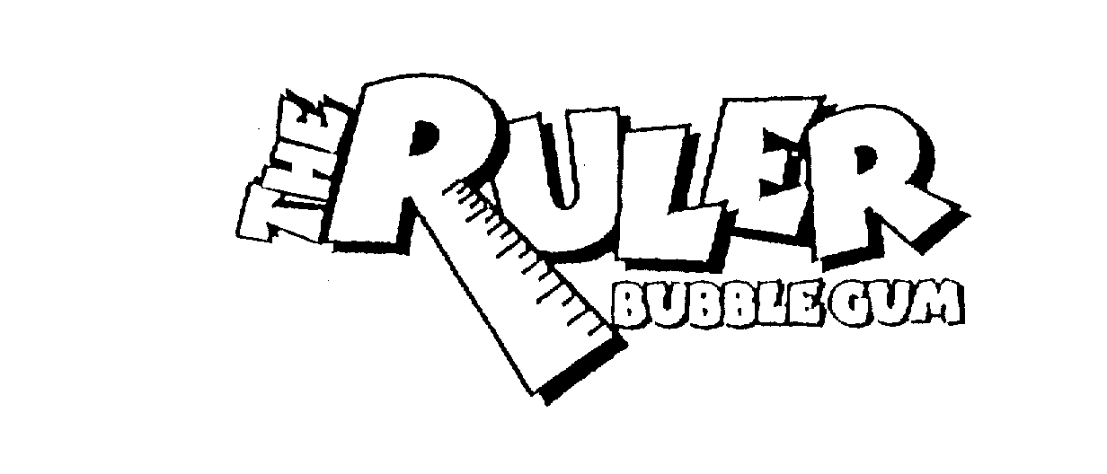 Trademark Logo THE RULER BUBBLEGUM