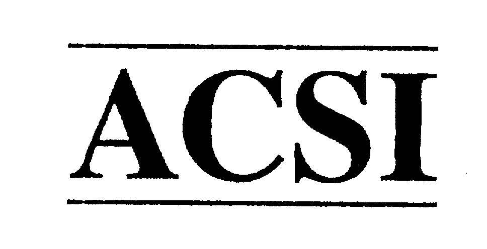 Trademark Logo ACSI