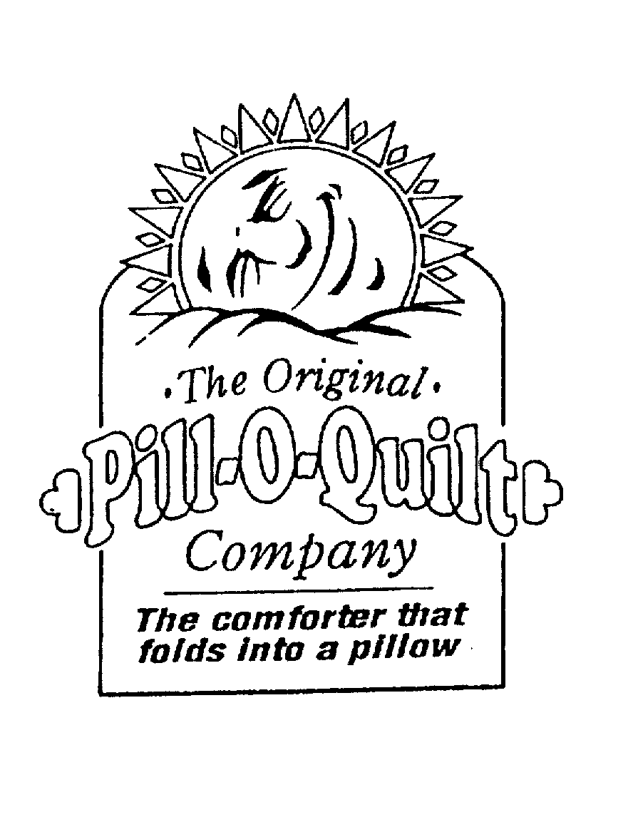 Trademark Logo THE ORIGINAL PILL-O-QUILT COMPANY THE COMFORTER THAT FOLDS INTO A PILLOW