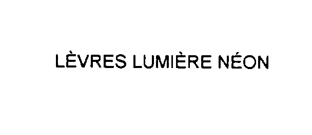  LEVRES LUMIERE NEON