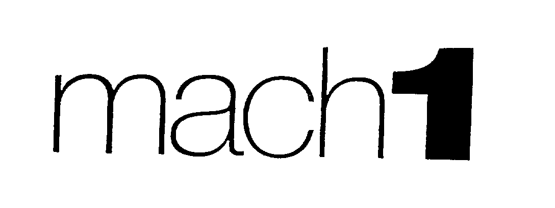 Trademark Logo MACH 1
