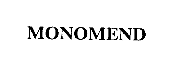 Trademark Logo MONOMEND