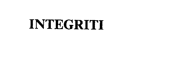  INTEGRITI