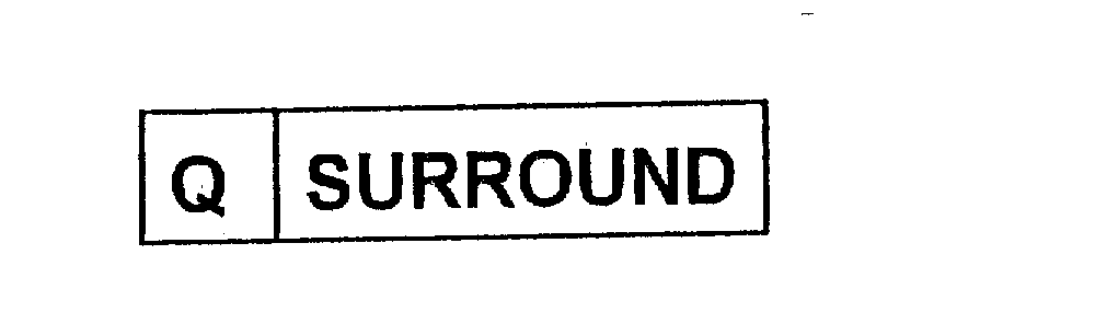 Trademark Logo QSURROUND