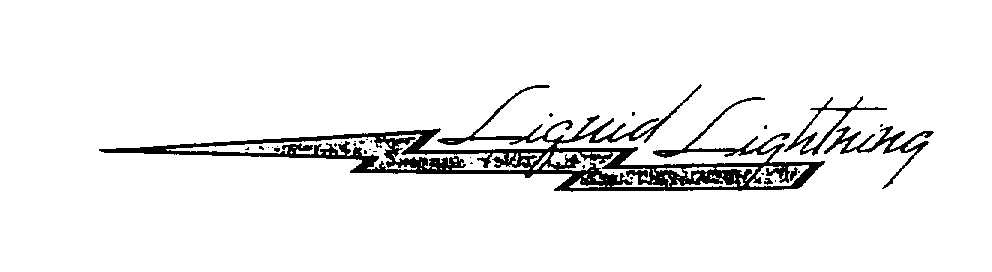 Trademark Logo LIQUID LIGHTNING