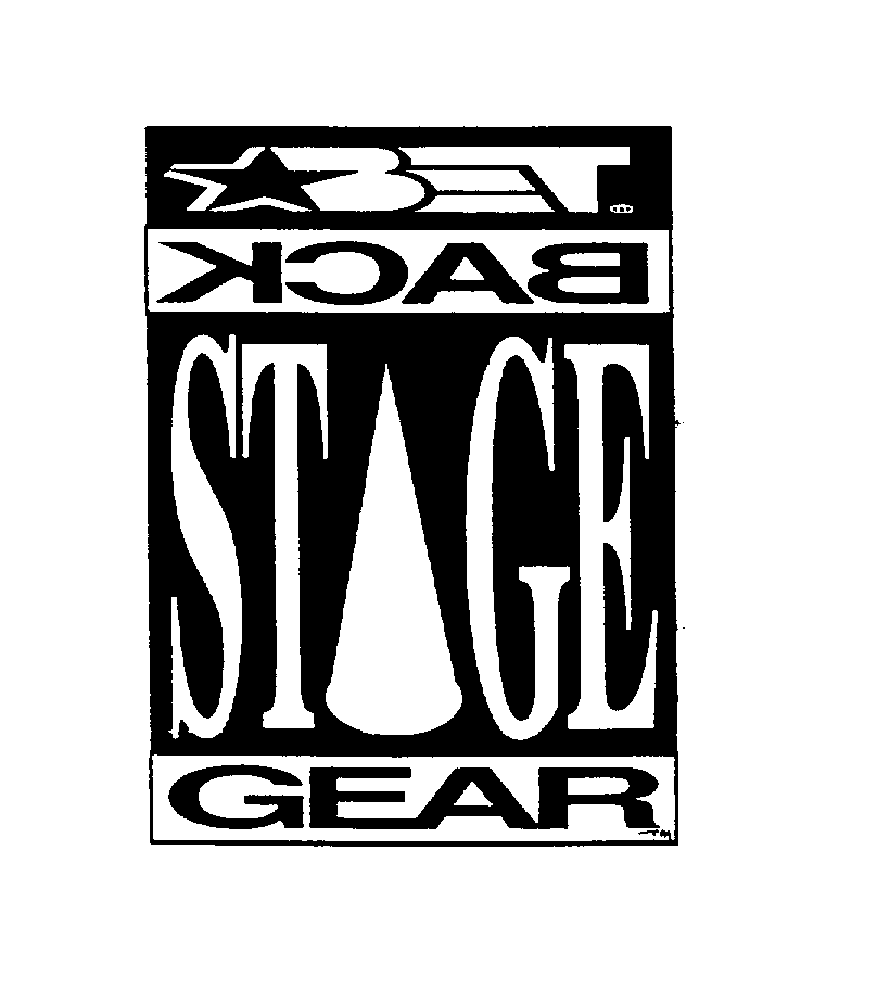 Trademark Logo BET BACKSTAGE GEAR