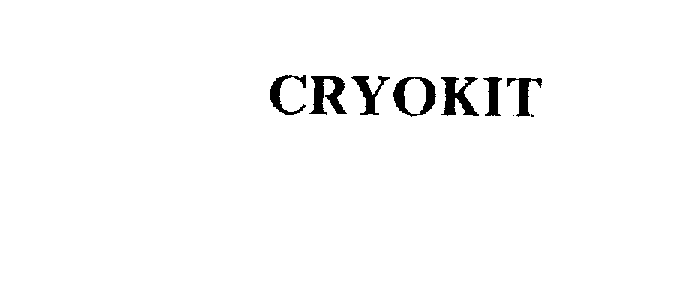 Trademark Logo CRYOKIT