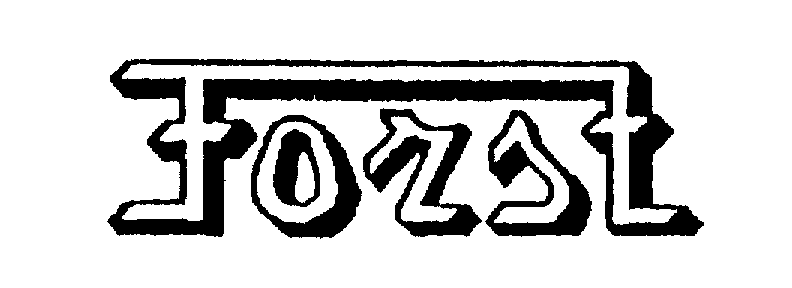 Trademark Logo FORST