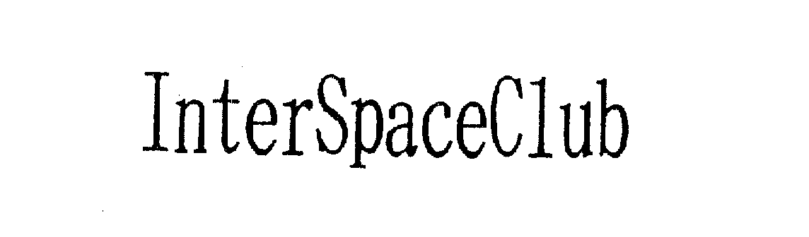 Trademark Logo INTERSPACECLUB
