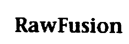 Trademark Logo RAWFUSION