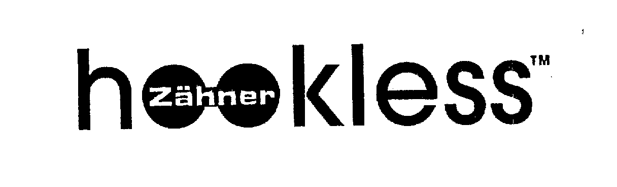 Trademark Logo ZAHNER HOOKLESS