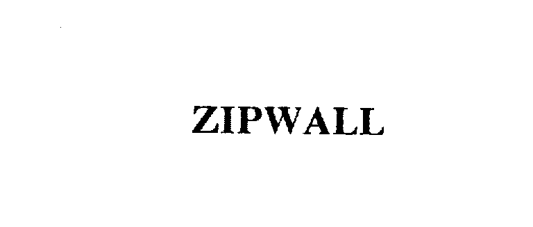 Trademark Logo ZIPWALL