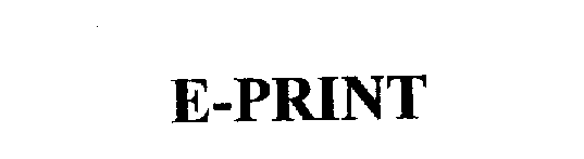 Trademark Logo E-PRINT