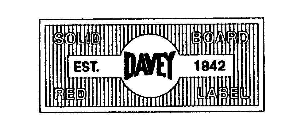  DAVEY SOLID BOARD RED LABEL EST. 1842