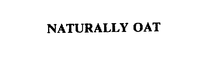 Trademark Logo NATURALLY OAT