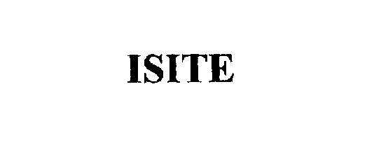 Trademark Logo ISITE