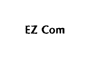 Trademark Logo EZCOM