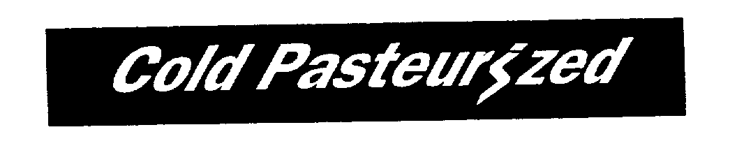 Trademark Logo COLD PASTEURIZED