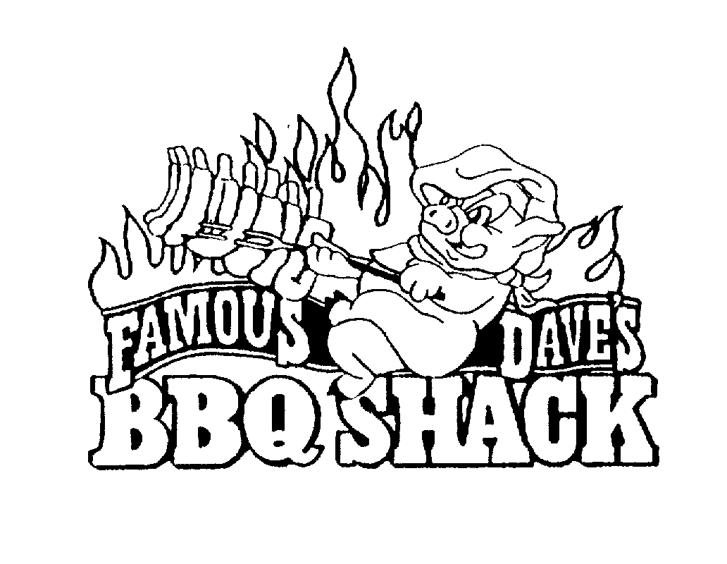 Trademark Logo FAMOUS DAVE'S BBQ SHACK