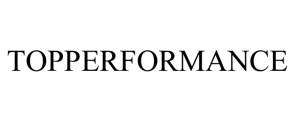 Trademark Logo TOPPERFORMANCE