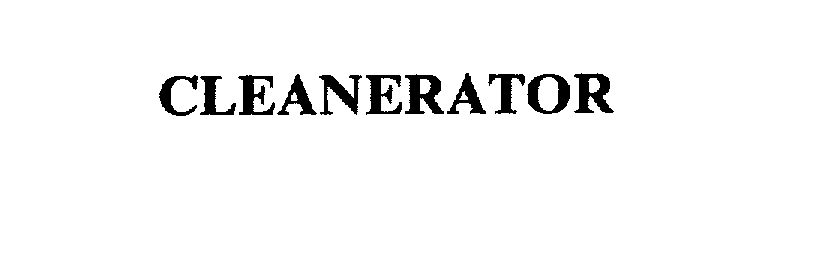  CLEANERATOR