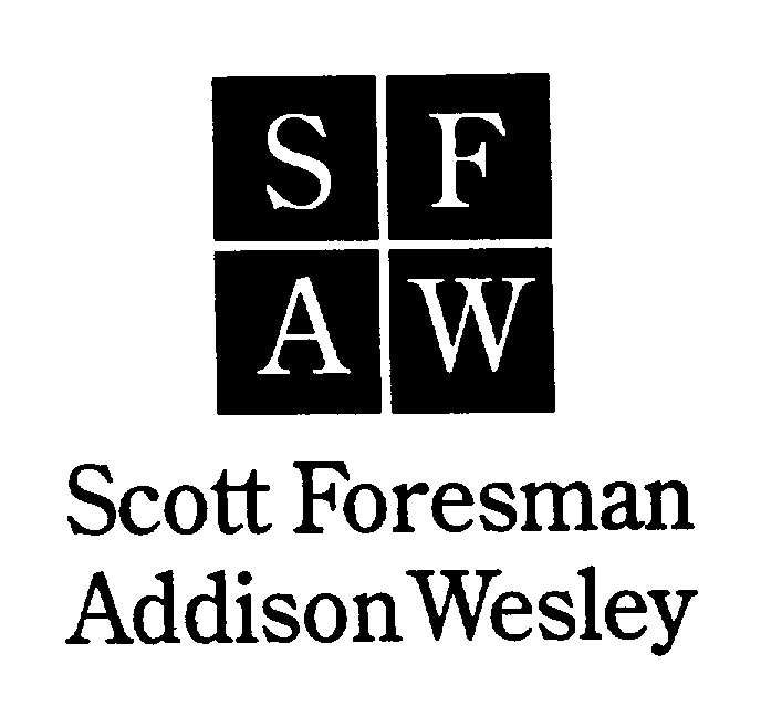  S F A W SCOTT FORESMAN ADDISON WESLEY