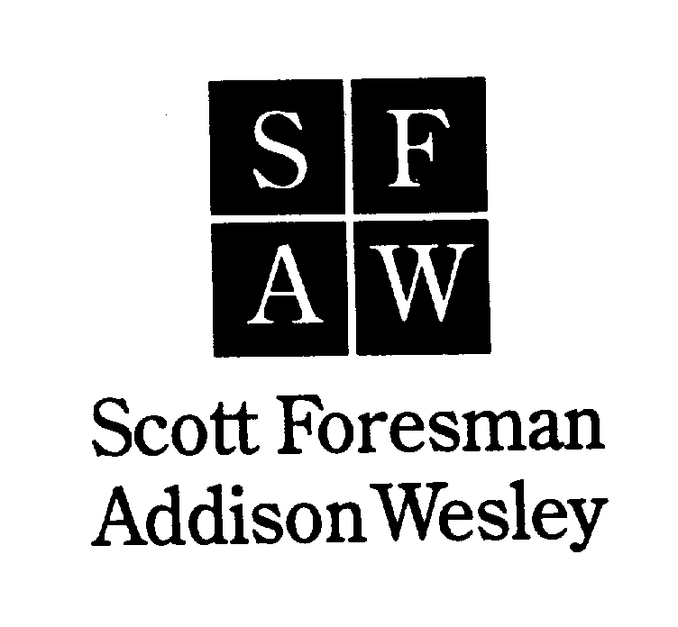 S F A W SCOTT FORESMAN ADDISON WESLEY