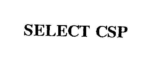  SELECT CSP