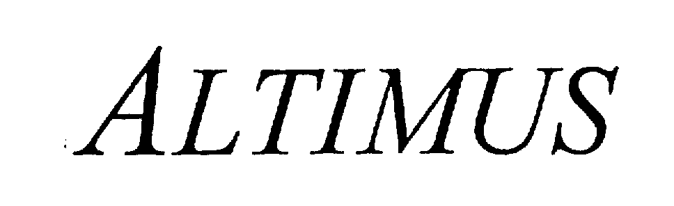 Trademark Logo ALTIMUS