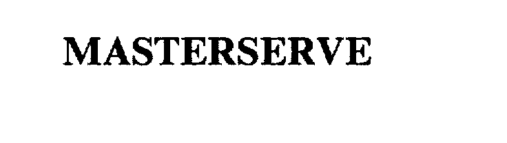 Trademark Logo MASTERSERVE