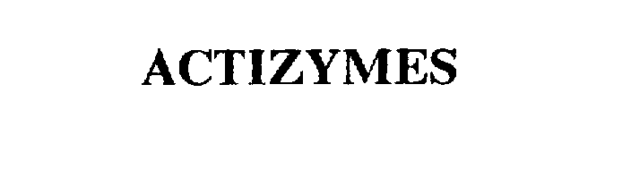 Trademark Logo ACTIZYMES
