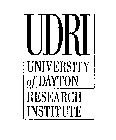  UDRI UNIVERSITY OF DAYTON RESEARCH INSTITUTE