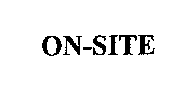 Trademark Logo ON-SITE