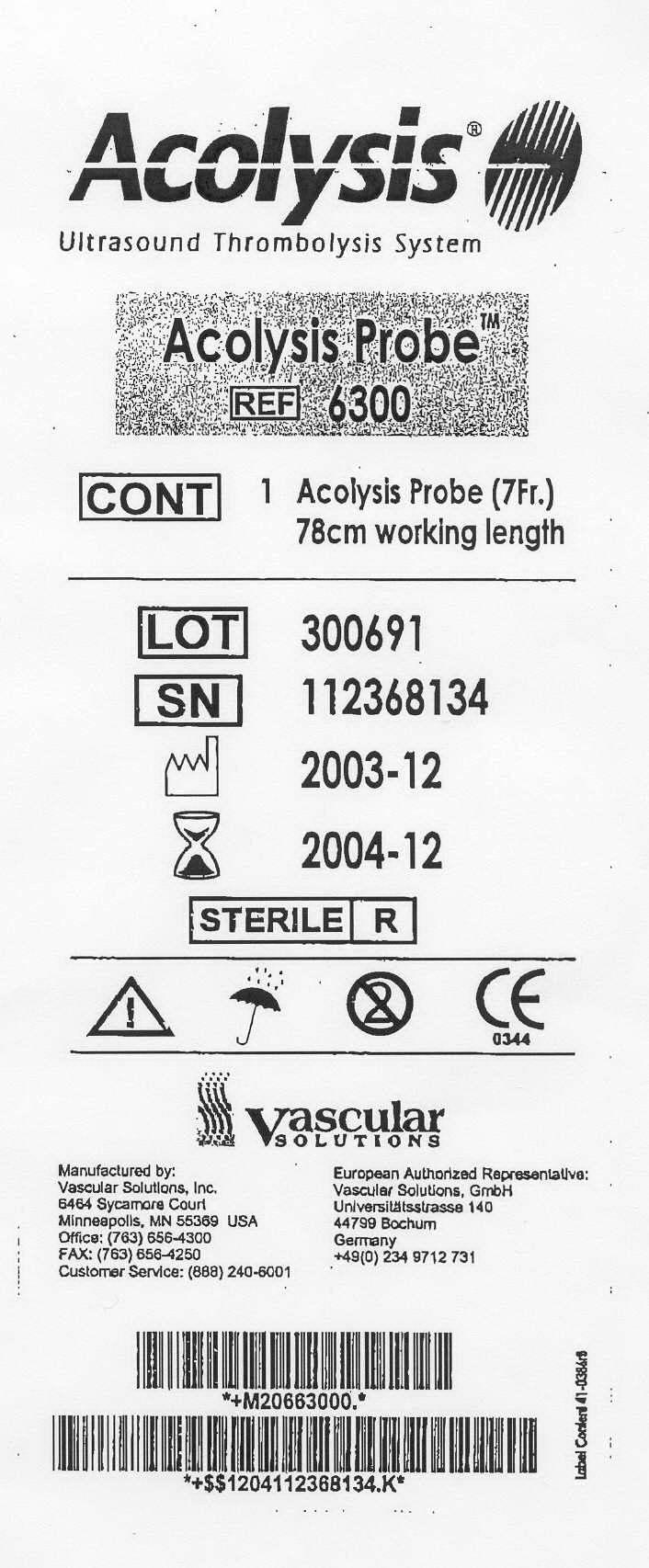 Trademark Logo ACOLYSIS PROBE