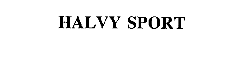  HALVY SPORT