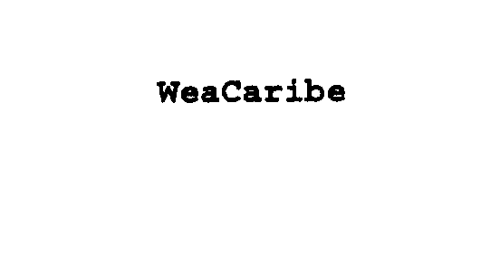 Trademark Logo WEACARIBE
