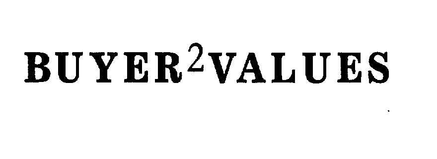 Trademark Logo BUYER2VALUES